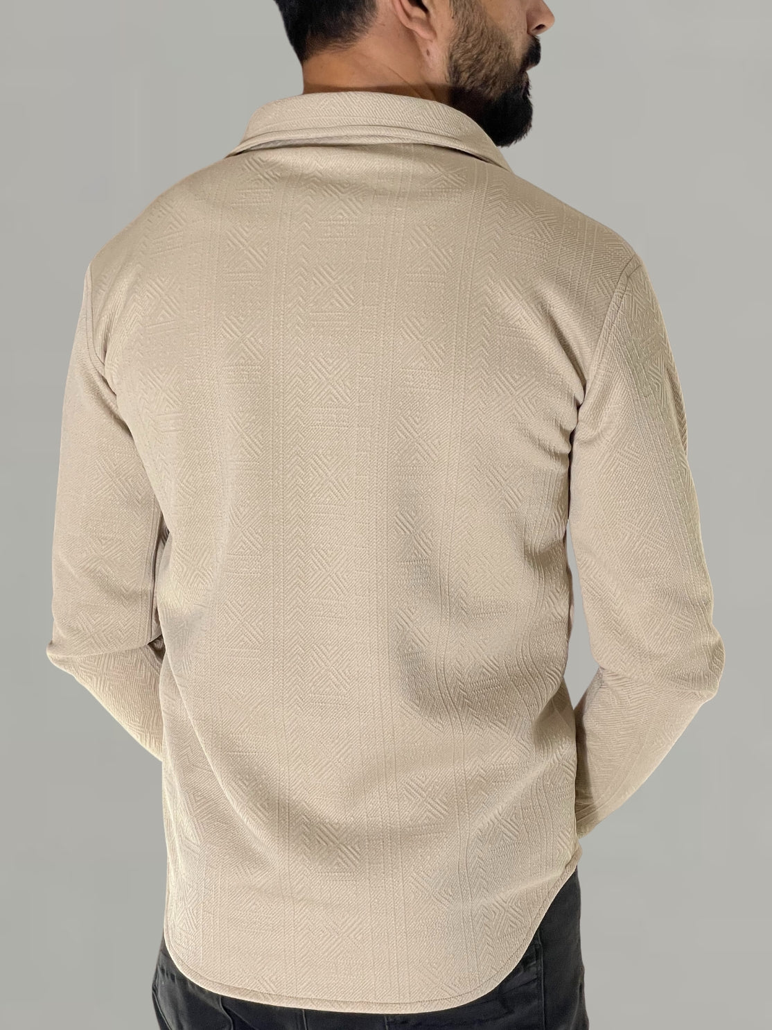 Beige Long Sleeve Shirt