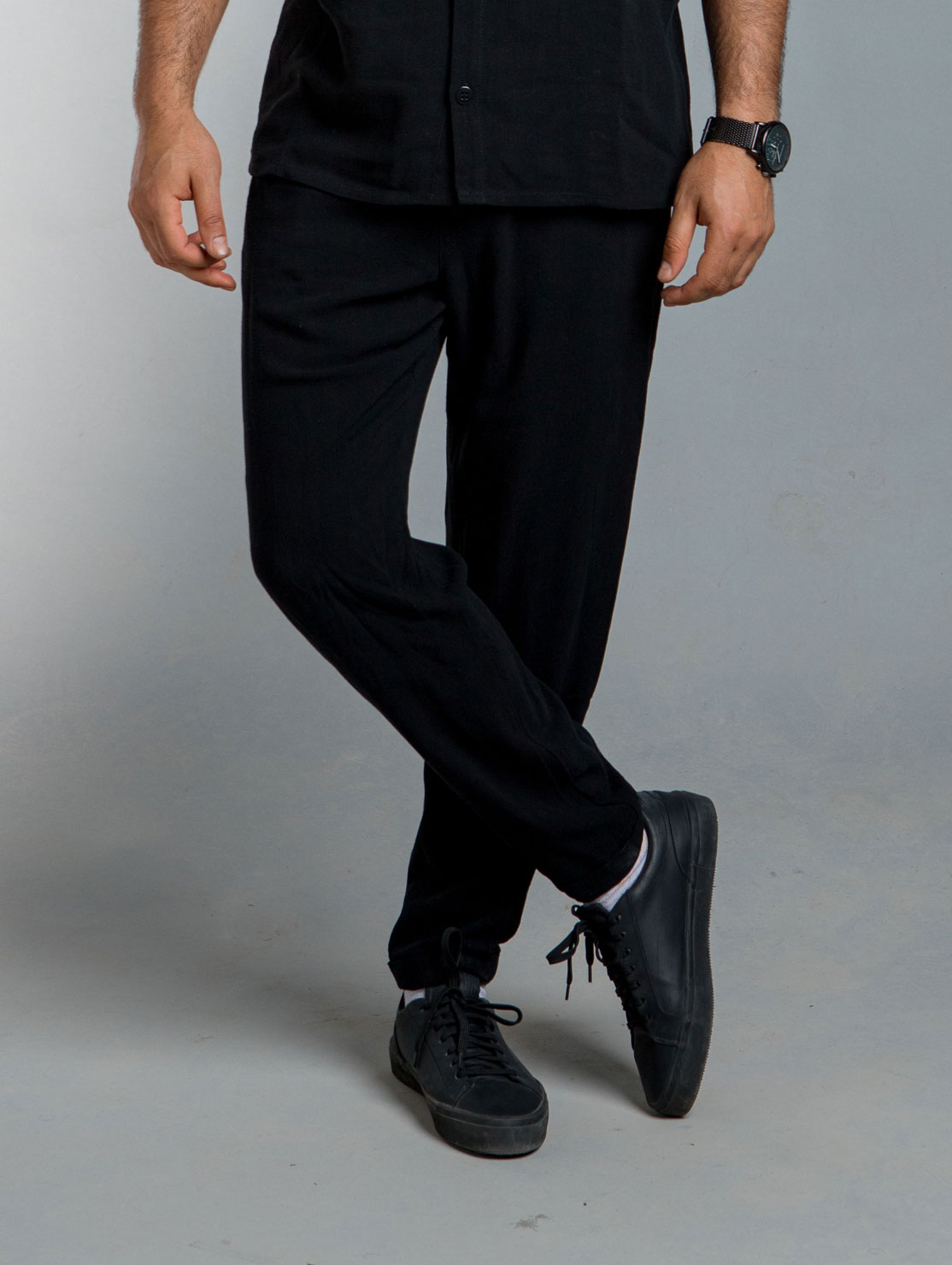 Black Linen Pants