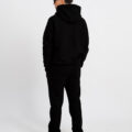 Jet Black Heavyweight Tracksuit Set