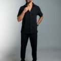 Black Linen set