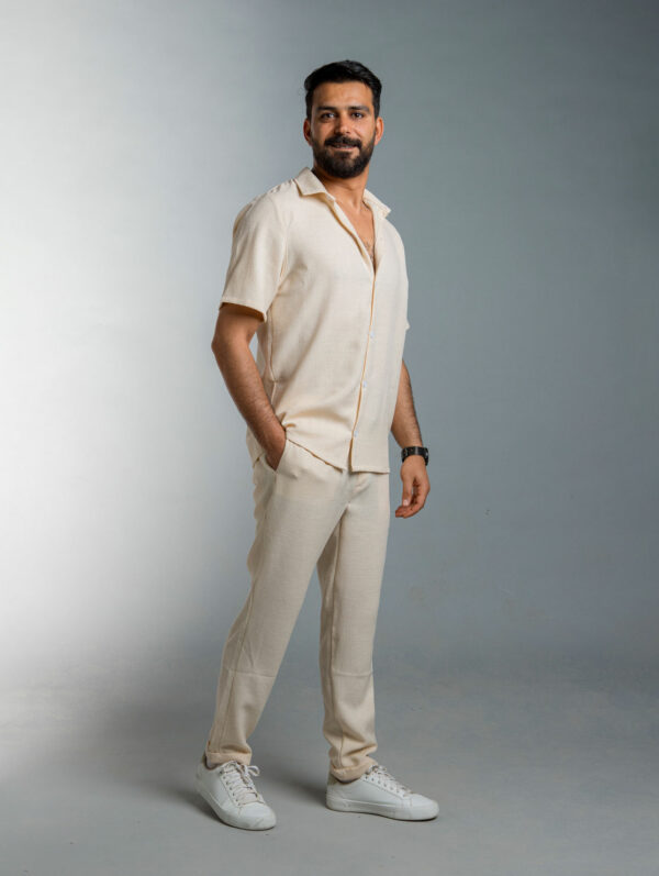 Beige Cotton-linen set Beige Cotton-linen set