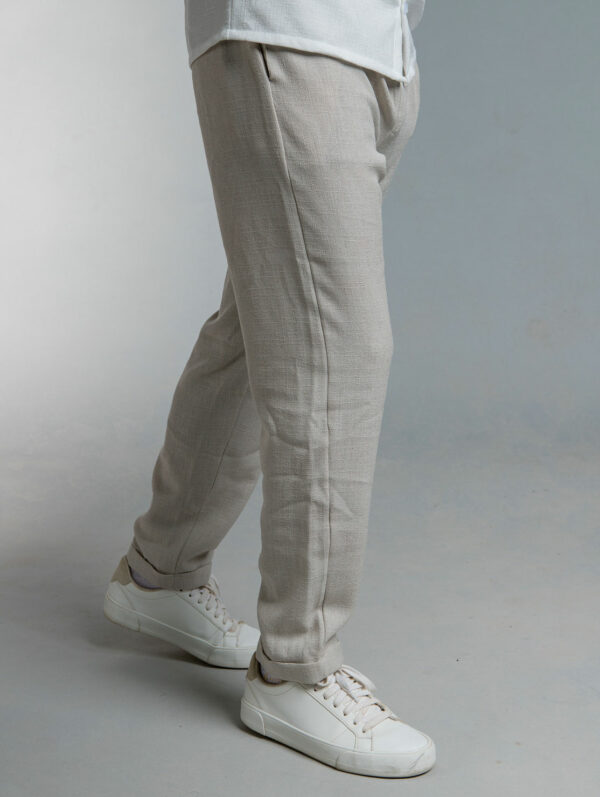 Grey Cotton-Linen Pants Grey Cotton-Linen Pants