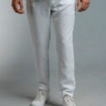 White Cotton-linen pants